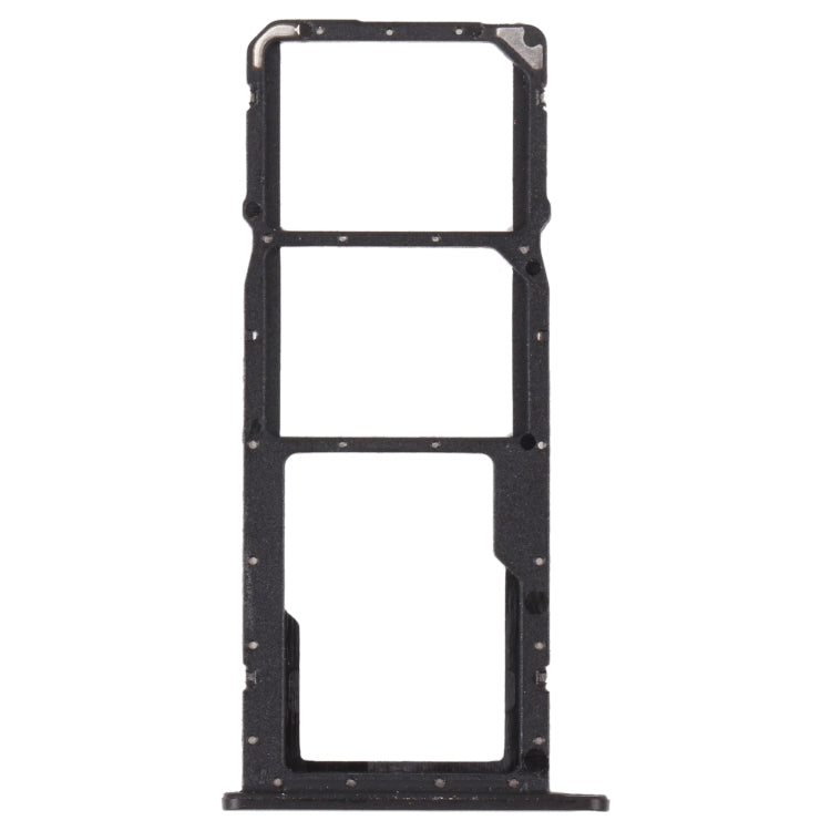 SIM Card Tray + SIM Card Tray + Micro SD Card Tray for Honor 8A 2020 (Black)