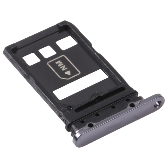SIM Card Tray + NM Card Tray for Huawei P40 Pro+ (Black)
