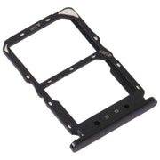 SIM Card Tray + NM Card Tray for Huawei Nova 5 Pro (Black)