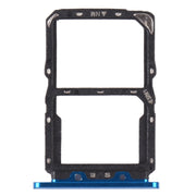 SIM Card Tray + NM Card Tray for Huawei Nova 5 Pro (Blue)