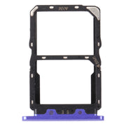 SIM Card Tray + NM Card Tray for Huawei Nova 5 Pro (Purple)