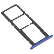 SIM Card Tray + SIM Card Tray + Micro SD Card Tray for Honor 8S (Blue)