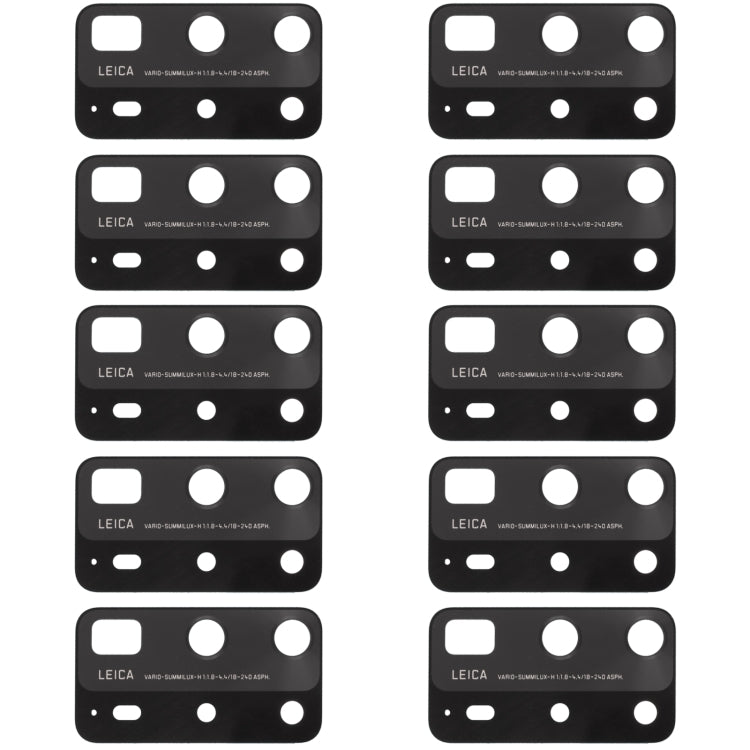 For Huawei P40 Pro+ 10pcs Back Camera Lens