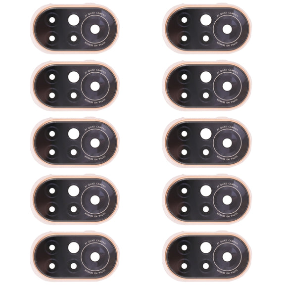 For Huawei Nova 8 5G  10pcs Camera Lens Cover (Gold)