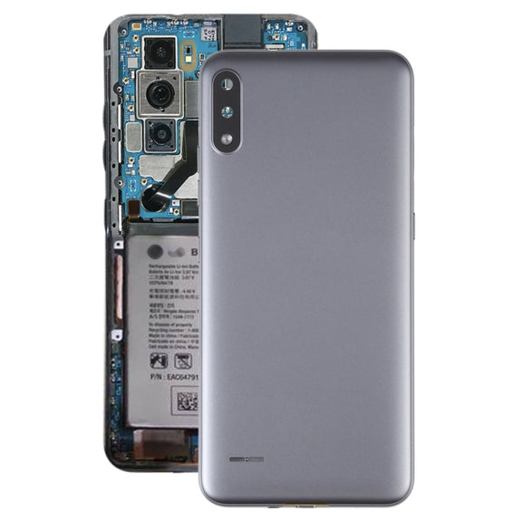 Back Battery Cover for LG K22 LMK200Z LMK200E LMK200B LM-K200(Grey)