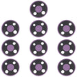 10 PCS Back Camera Lens for Nokia 3.4 TA-1288 TA-1285 TA-1283(Purple) - Camera by PMC TechLife | Online Shopping South Africa | PMC TechLife | Buy Now Pay Later Mobicred
