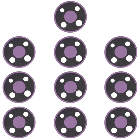 10 PCS Back Camera Lens for Nokia 3.4 TA-1288 TA-1285 TA-1283(Purple)