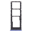 For Tecno Spark 6 Air KE6 KE6J KF6 SIM Card Tray + SIM Card Tray + Micro SD Card Tray (Blue) - Card Tray by PMc TechLife | Online Shopping South Africa | PMc TechLife | Buy Now Pay Later Mobicred