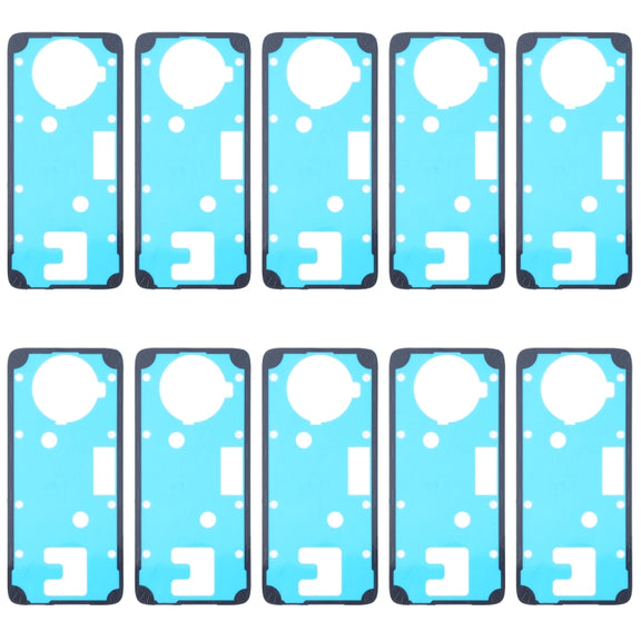 10 PCS Back Housing Cover Adhesive for Xiaomi Redmi Note 9 Pro 5G / Mi 10T Lite 5G