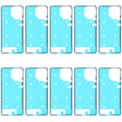 10 PCS Back Housing Cover Adhesive for Xiaomi Mi 11 Lite - Adhesive Sticker by PMC TechLife | Online Shopping South Africa | PMC TechLife | Buy Now Pay Later Mobicred