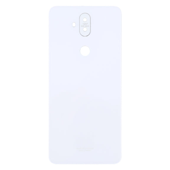 Grass Material Battery Back Cover With Camera Lens for Asus Zenfone 5 Lite ZC600KL(White)