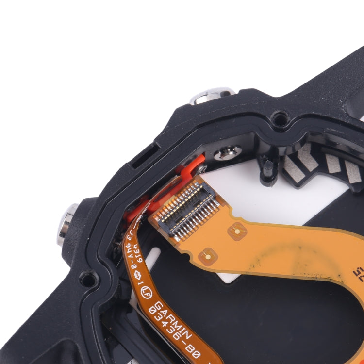 LCD Screen and Digitizer Full Assembly With Frame for Garmin Fenix 5S Plus Sapphire Version(Silver)