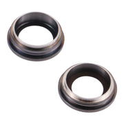 2 PCS Rear Camera Glass Lens Metal Inside Protector Hoop Ring for iPhone 13 / 13 Mini
