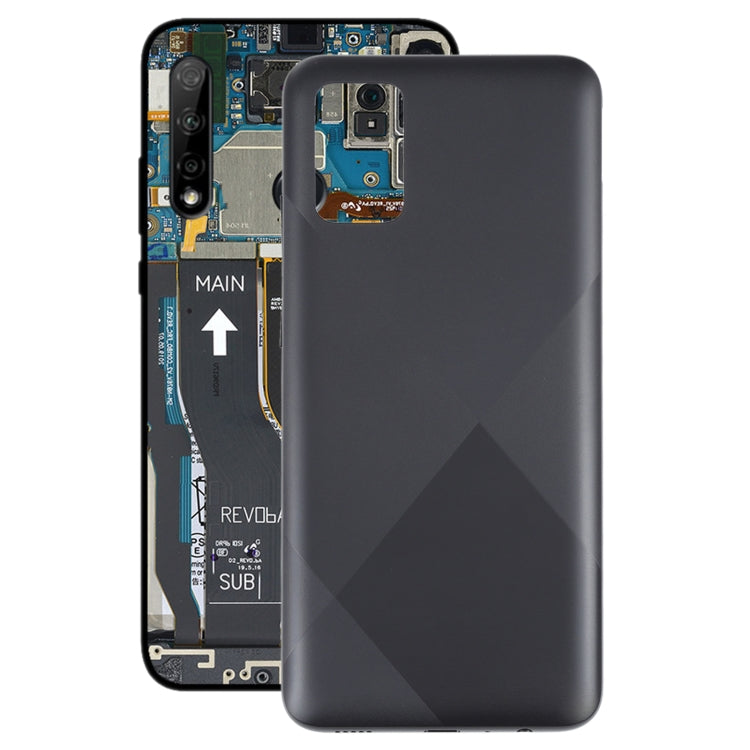 For Samsung Galaxy A02s Battery Back Cover (Black)