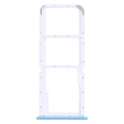 For OPPO Realme 7i RMX2103  SIM Card Tray + SIM Card Tray + Micro SD Card Tray (Blue)