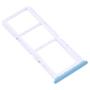 For OPPO Realme 7i RMX2103  SIM Card Tray + SIM Card Tray + Micro SD Card Tray (Blue)