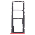 For OPPO Realme C12 RMX2189  SIM Card Tray + SIM Card Tray + Micro SD Card Tray (Red) - Card Socket by PMc TechLife | Online Shopping South Africa | PMc TechLife | Buy Now Pay Later Mobicred