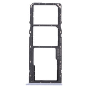 For OPPO Realme C12 RMX2189  SIM Card Tray + SIM Card Tray + Micro SD Card Tray (Silver)