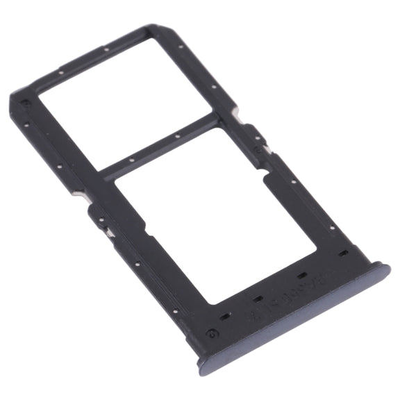 For OPPO Realme V5 5G  SIM Card Tray + SIM Card Tray / Micro SD Card Tray (Black)