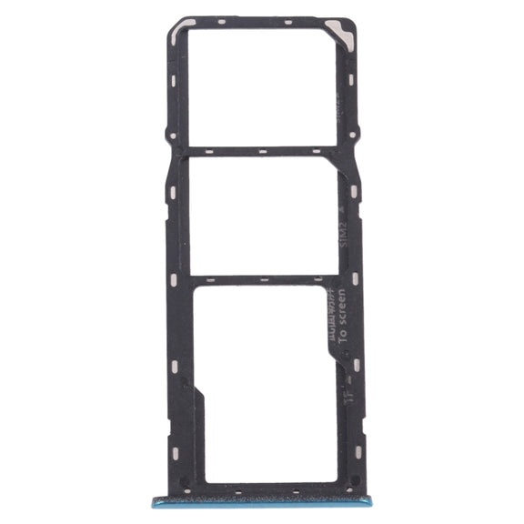 For OPPO Realme 6i / Realme Narzo 10 SIM Card Tray + SIM Card Tray + Micro SD Card Tray (Green)