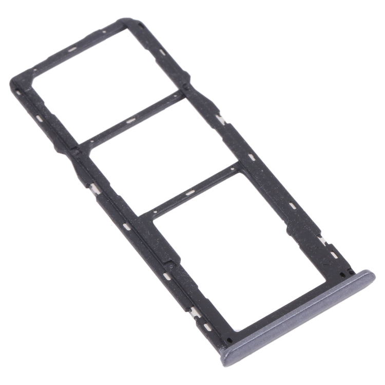 For OPPO Realme C3 RMX2027, RMX2020, RMX2021  SIM Card Tray + SIM Card Tray + Micro SD Card Tray (Grey)