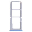 For OPPO A54 CPH2239 / A55 4G SIM Card Tray + SIM Card Tray + Micro SD Card Tray(Blue) - Card Socket by PMc TechLife | Online Shopping South Africa | PMc TechLife | Buy Now Pay Later Mobicred