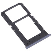 For OPPO K7X / Realme V5 / Realme Q2 PERM00 SIM Card Tray + SIM Card Tray / Micro SD Card Tray (Black)