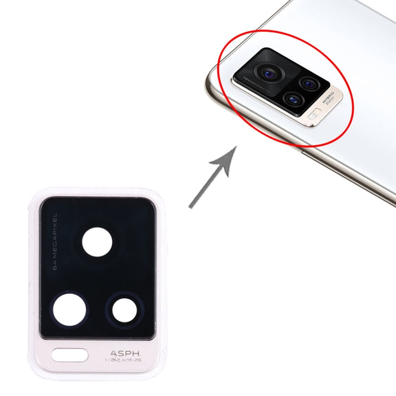 For vivo S7 V2020A Camera Lens Cover (White)