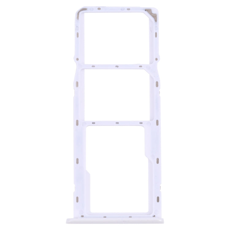 For OPPO Realme 6  SIM Card Tray + SIM Card Tray + Micro SD Card Tray (White)