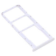 For OPPO Realme 6  SIM Card Tray + SIM Card Tray + Micro SD Card Tray (White)