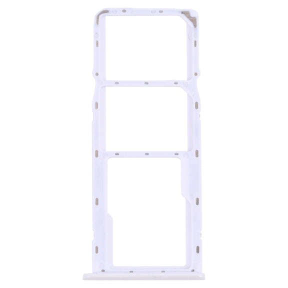 For OPPO Realme 6  SIM Card Tray + SIM Card Tray + Micro SD Card Tray (White)