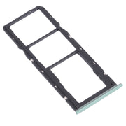 For OPPO Realme 7i (Global)  SIM Card Tray + SIM Card Tray + Micro SD Card Tray (Green)