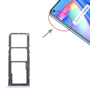 For OPPO Realme 7 (Global)  SIM Card Tray + SIM Card Tray + Micro SD Card Tray (White)