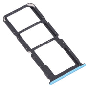 For OPPO A74 5G / A54 5G / A93 PCGM00, PEHM00  SIM Card Tray + SIM Card Tray + Micro SD Card Tray(Blue)