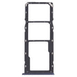 For OPPO A15 CPH2185  SIM Card Tray + SIM Card Tray + Micro SD Card Tray (Black) - Card Socket by PMc TechLife | Online Shopping South Africa | PMc TechLife | Buy Now Pay Later Mobicred
