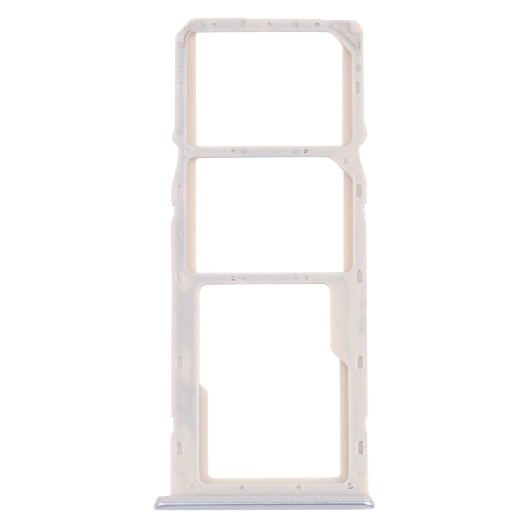 For OPPO A35 CPH2179  SIM Card Tray + SIM Card Tray + Micro SD Card Tray (White)