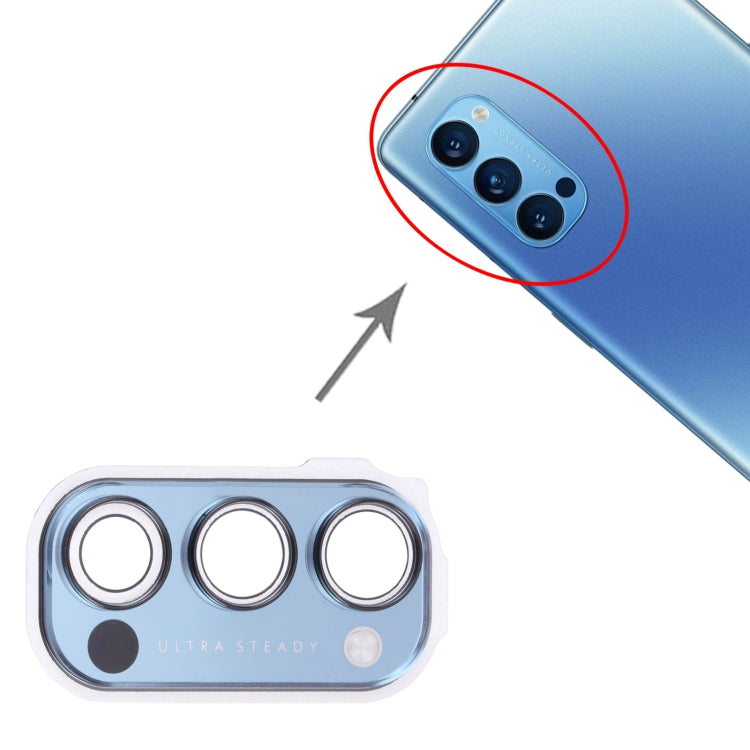 For OPPO Reno4 Pro 5G PDNM00, PDNT00, CPH2089  Camera Lens Cover (Blue)