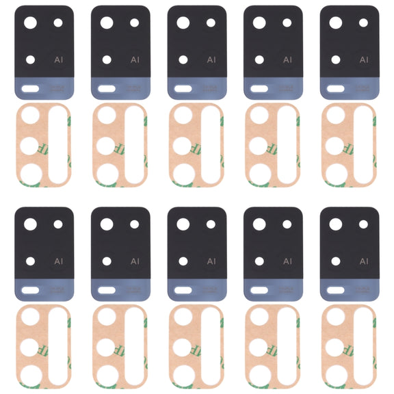 For OPPO A54 4G 10 PCS Back Camera Lens (Black)