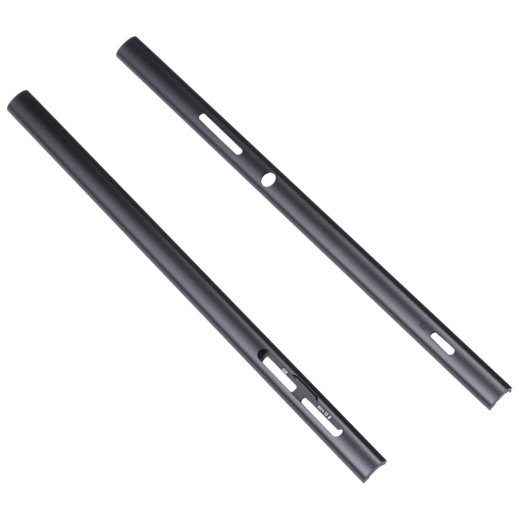 1 Pair Metal Side Part Sidebar For Sony Xperia XA2 Ultra(Black)