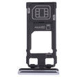 SIM Card Tray + Micro SD Card Tray for Sony Xperia 1 / Xperia XZ4 (Grey) - Card Tray by PMC TechLife | Online Shopping South Africa | PMC TechLife | Buy Now Pay Later Mobicred