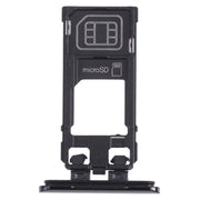 SIM Card Tray + Micro SD Card Tray for Sony Xperia 5 (Black)