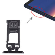SIM Card Tray + Micro SD Card Tray for Sony Xperia 5 (Black)