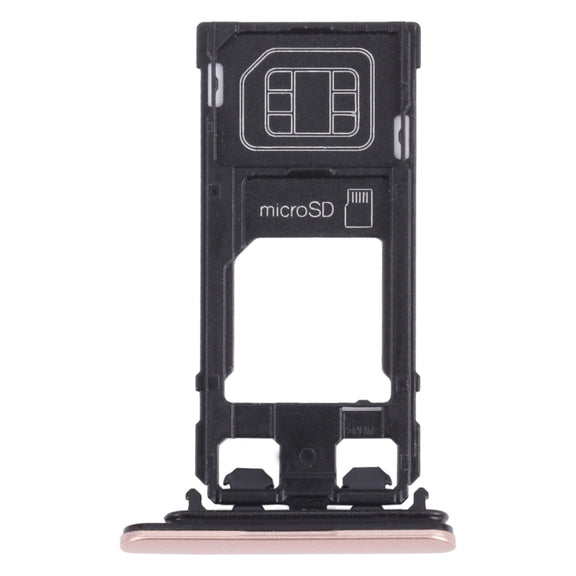 SIM Card Tray + Micro SD Card Tray for Sony Xperia X Performance (Pink)