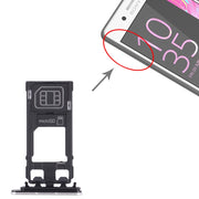 SIM Card Tray + Micro SD Card Tray for Sony Xperia X Performance (Silver)