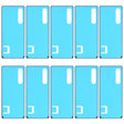 10 PCS Original Back Housing Cover Adhesive for Sony Xperia 1 III - Adhesive Sticker by PMC TechLife | Online Shopping South Africa | PMC TechLife