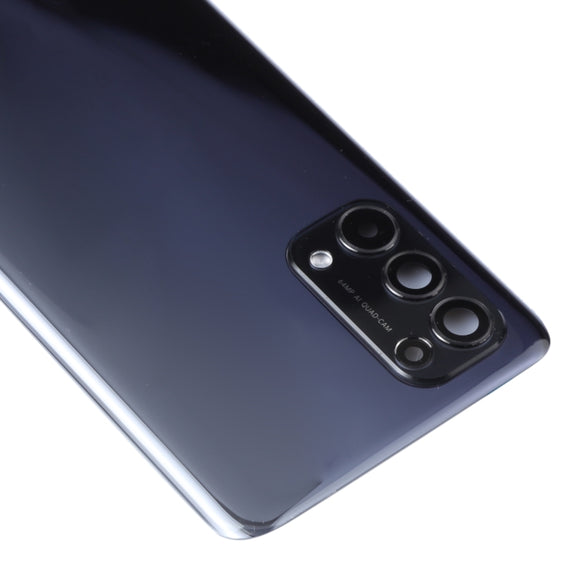For OPPO Reno5 5G / Find X3 Lite PEGM00, PEGT00, CPH2145 Original Battery Back Cover (Black)