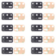 For Tecno Spark 6 Air KE6, KE6j, KF6 10pcs Back Camera Lens - Camera Parts by PMc TechLife | Online Shopping South Africa | PMc TechLife | Buy Now Pay Later Mobicred