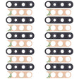 For Tecno Spark 4 KC8 10pcs Back Camera Lens - Camera Parts by PMc TechLife | Online Shopping South Africa | PMc TechLife | Buy Now Pay Later Mobicred