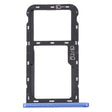 For ZTE Blade A72 SIM Card Tray + SIM Card Tray / Micro SD Card Tray (Blue) - For ZTE by PMc TechLife | Online Shopping South Africa | PMc TechLife | Buy Now Pay Later Mobicred