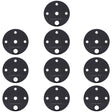 For Tecno Spark 6 KE7 10pcs Back Camera Lens - Camera Parts by PMc TechLife | Online Shopping South Africa | PMc TechLife | Buy Now Pay Later Mobicred